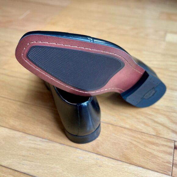 NIB Florsheim Black Oxford Shoes Sleek Cap-Toe Design, 11.5 - Picture 5 of 17